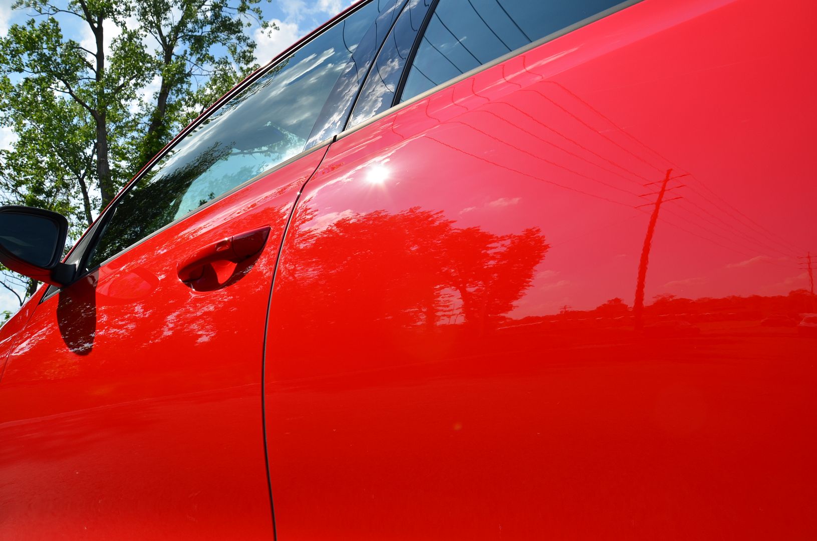 New Car Paint Correction and Opti Coat install on VW Golf R Detailer